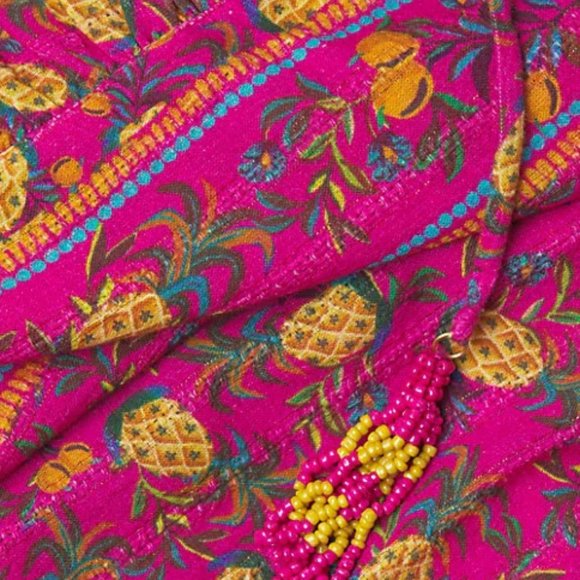 FARM Rio Pink Floral Swim Coverup - Picture 3 of 6